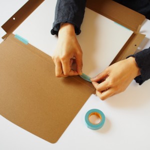 簡易額縁のつくり方5