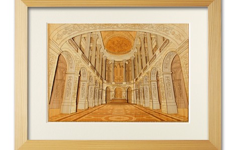 ヴェルサイユ宮殿の木はり絵