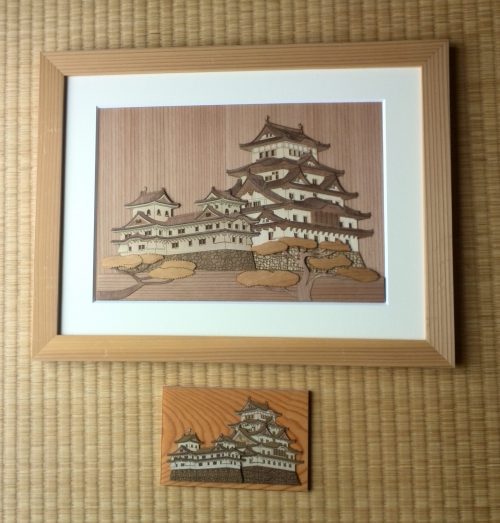 木はり絵「姫路城」