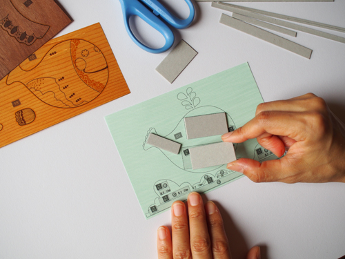 木はり絵_ハッピーウェイブ