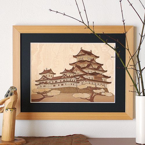 木はり絵「姫路城」