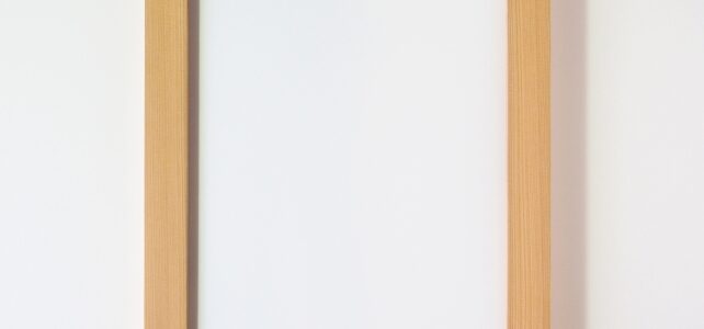 木はり絵に合う額縁は？